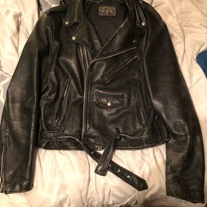 Open road vintage leather jacket